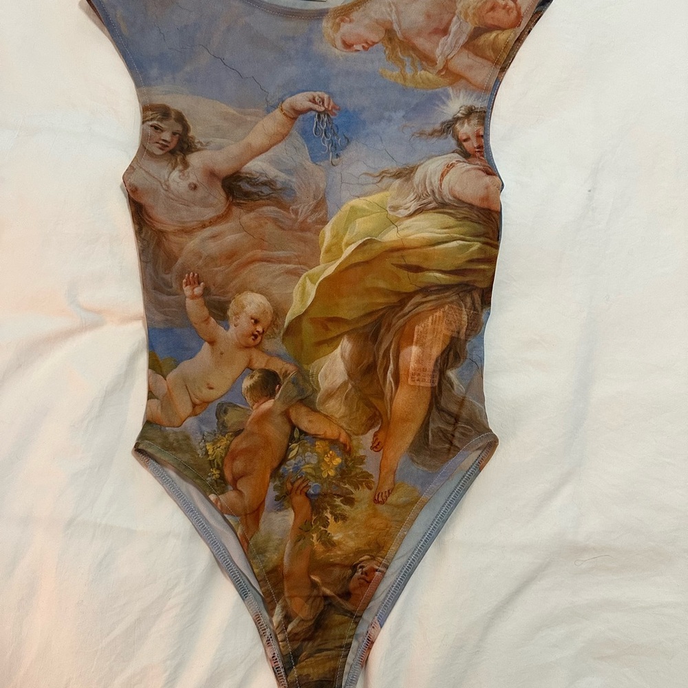 Zara Renaissance Art Print Bodysuit